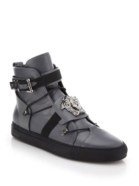 versace palazzo high top sneakers|high top Versace sneakers men.